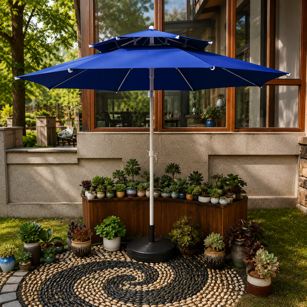 🌿 Parasol Premium Double Ventilation