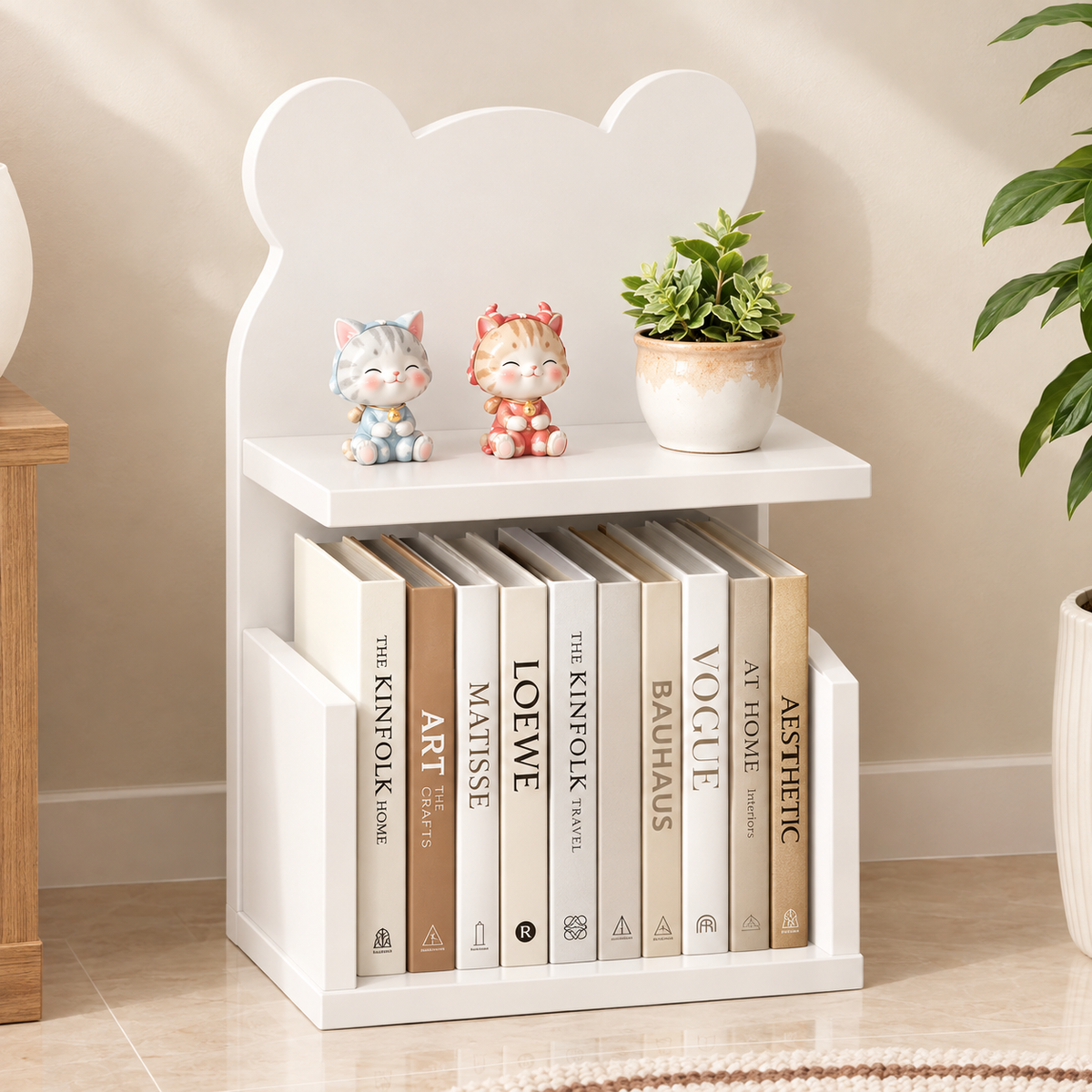 🧸 Étagère Teddy – Bibliothèque Déco 80 × 40 × 23 cm