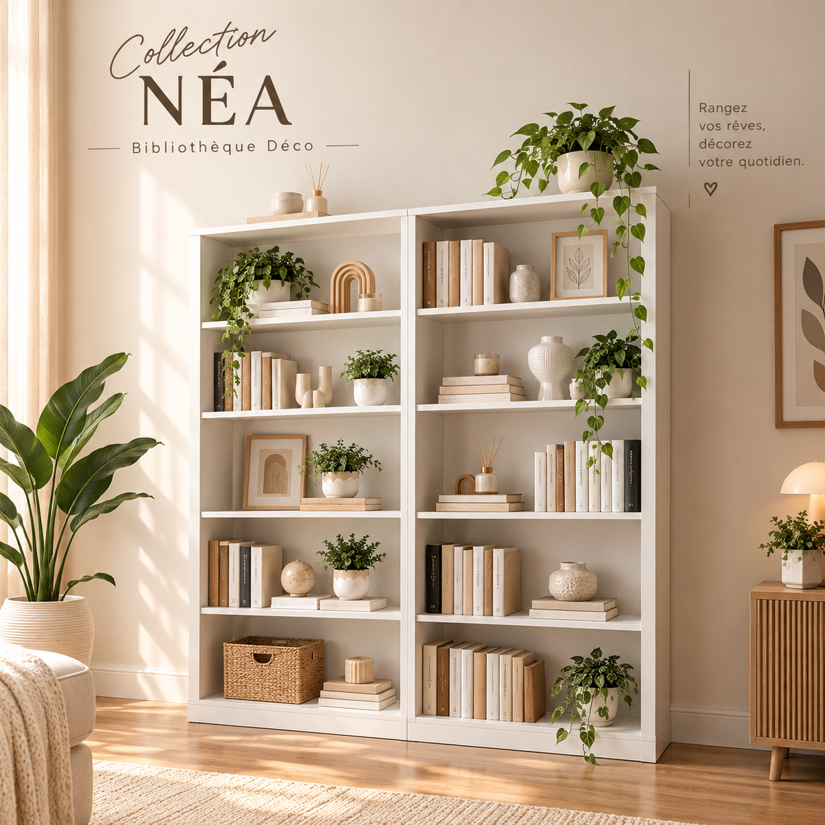 NÉA – Bibliothèque Déco