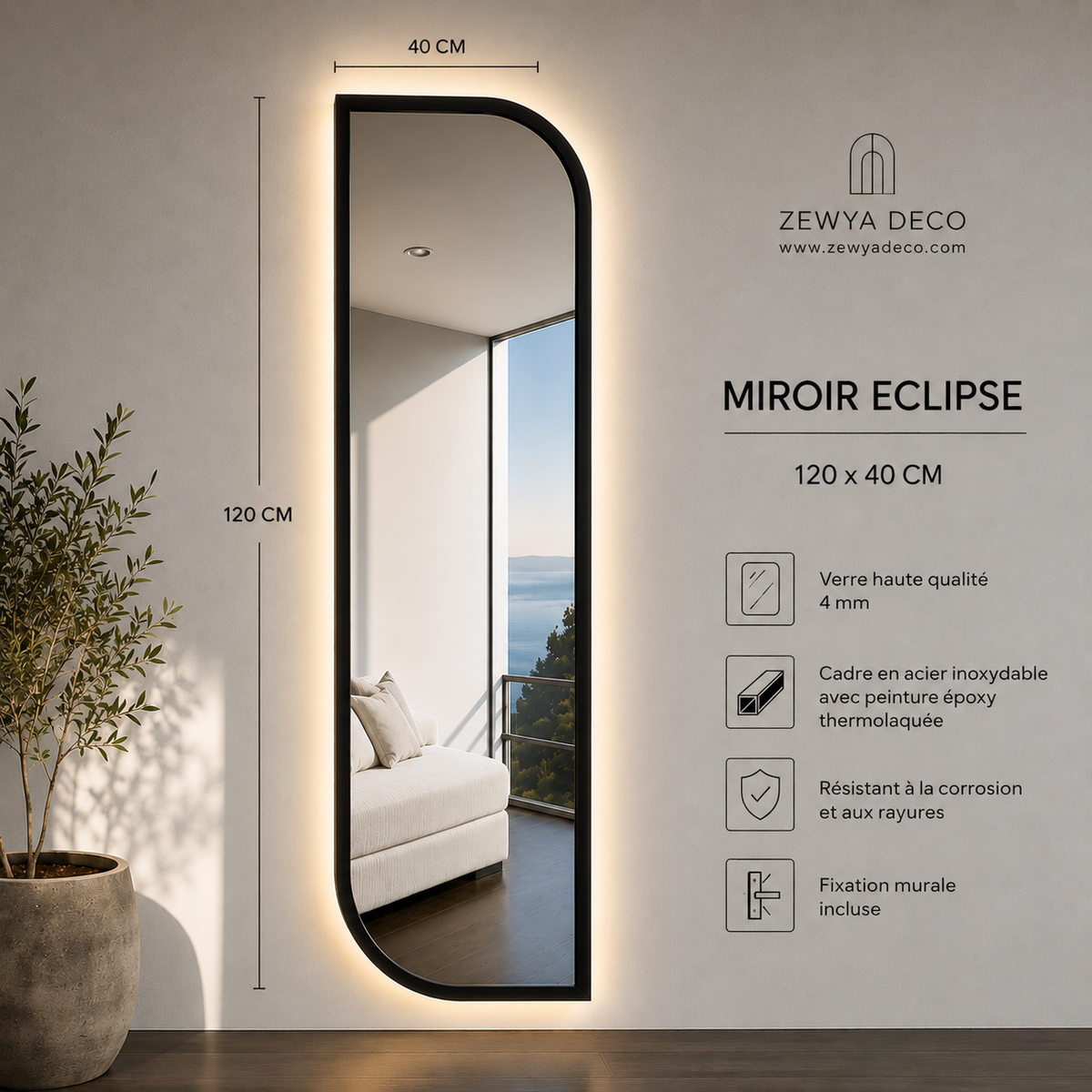 🪞 Miroir Éclipse Smart