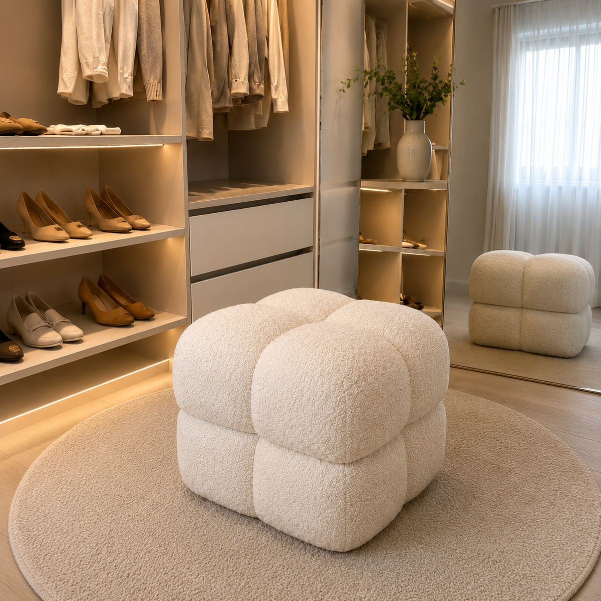 Pouf Bubble Bouclette