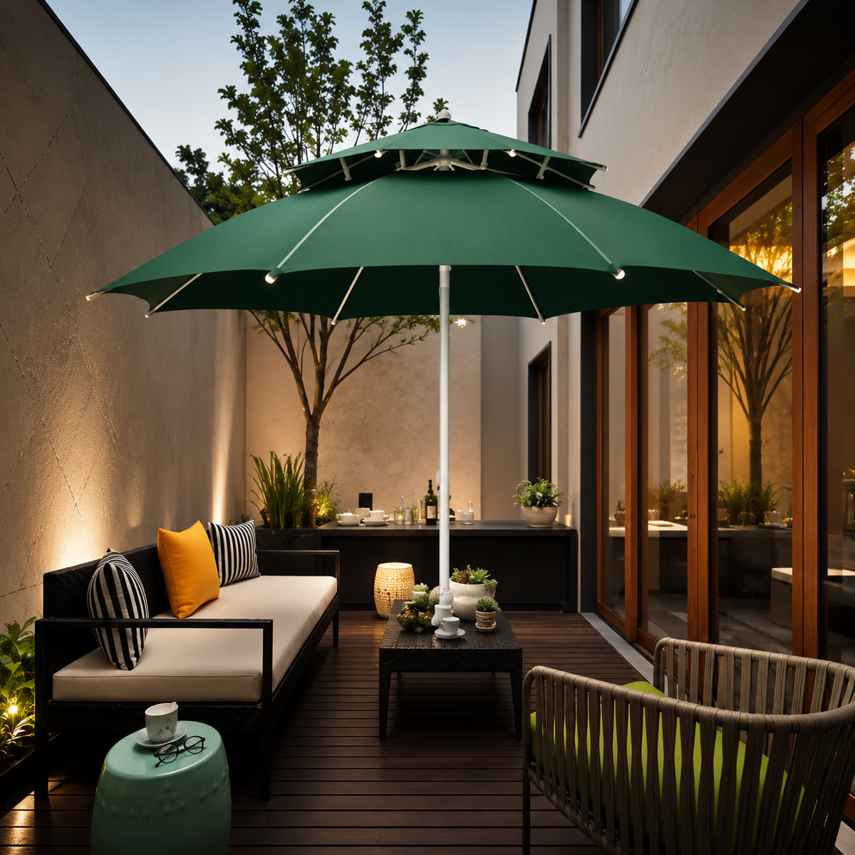 🌿 Parasol Premium Double Ventilation