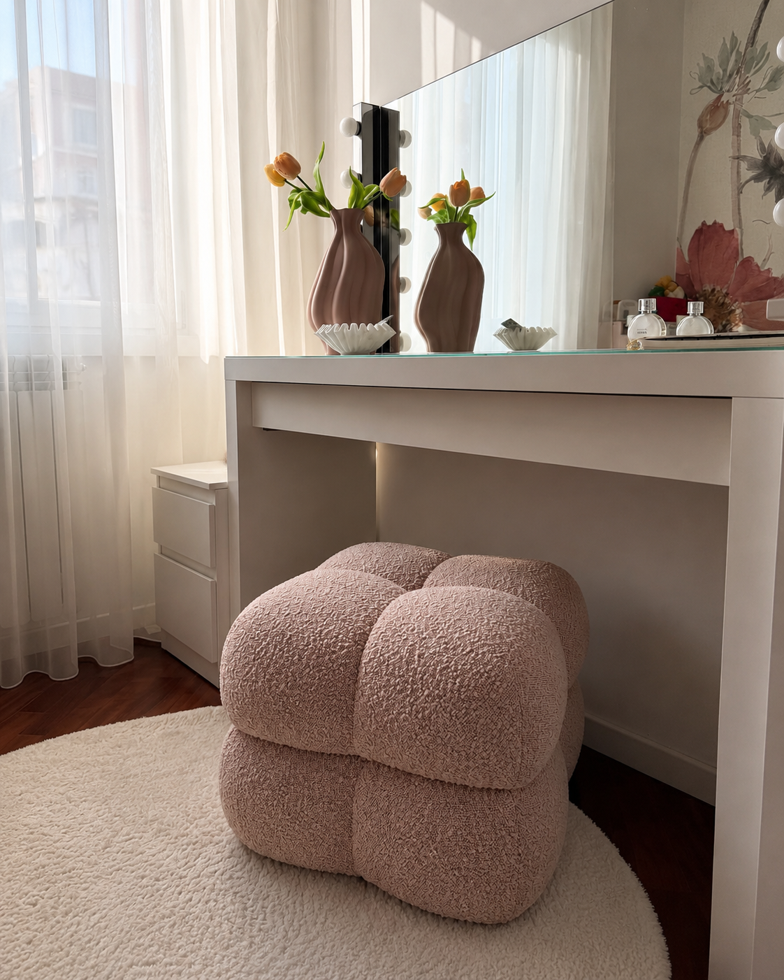 Pouf Bubble Bouclette