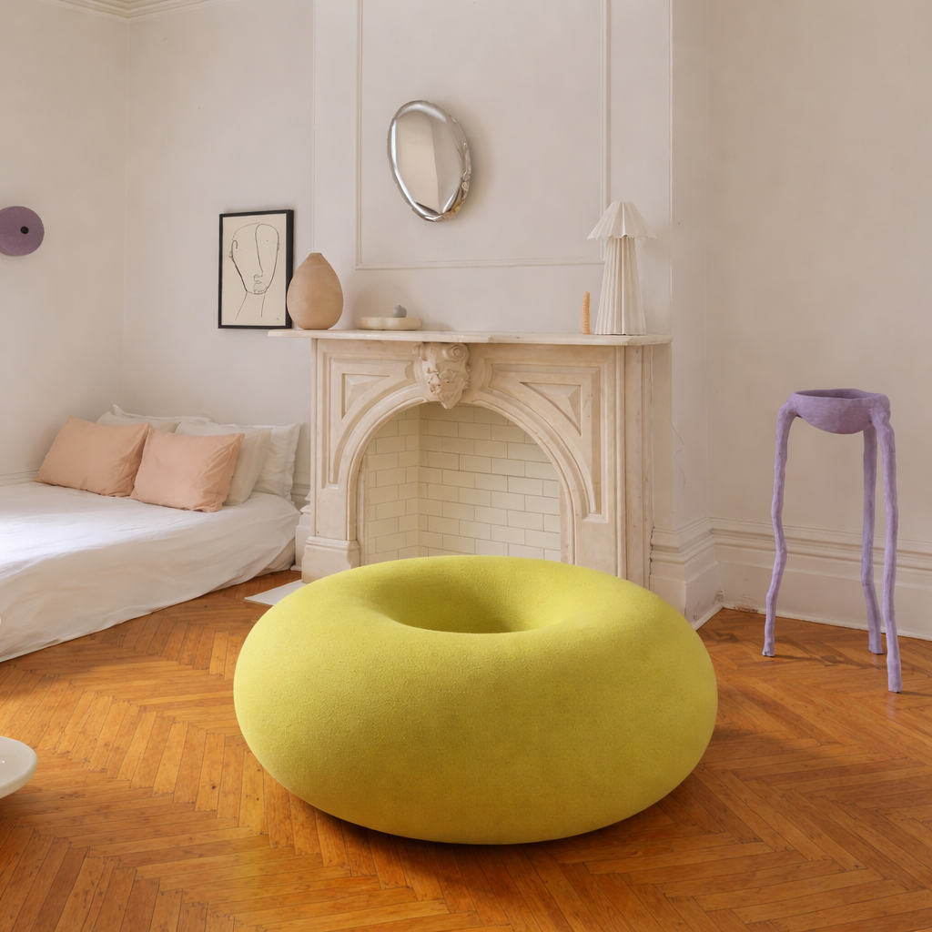 💚 Pouf YOYO – Vert Pistache 💚