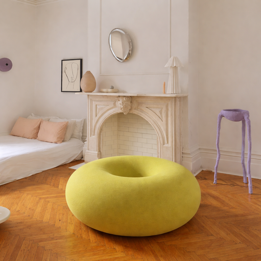 💚 Pouf YOYO – Vert Pistache 💚