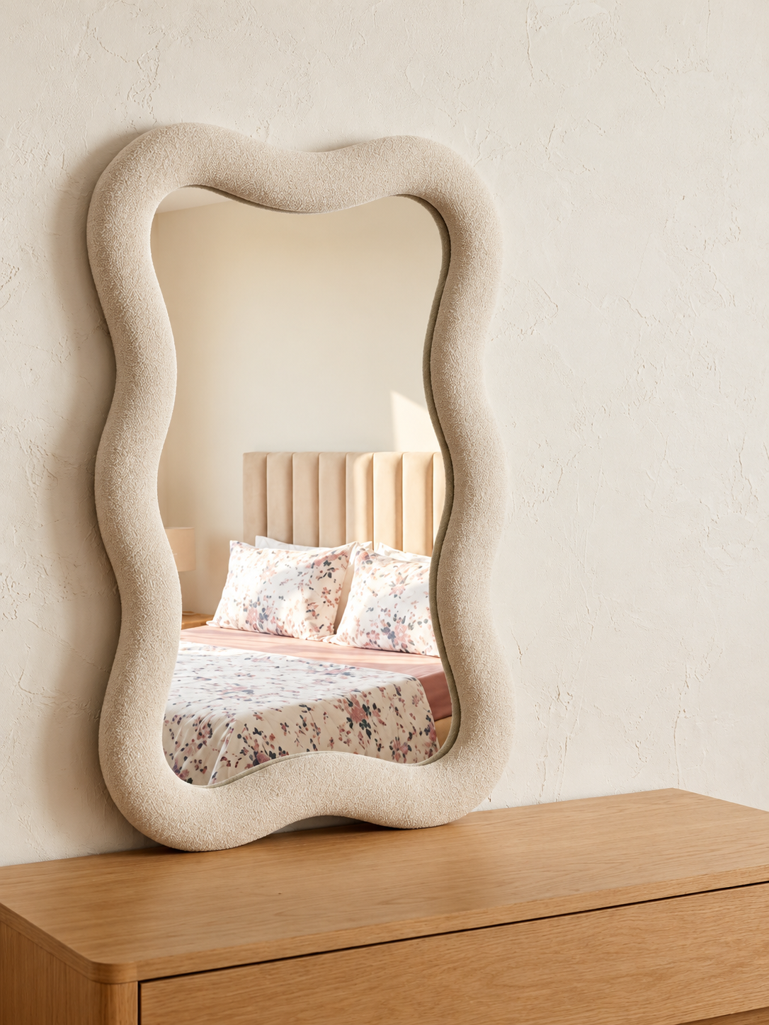 ✨ Miroir Véra — Miroir Décoratif en Bouclette