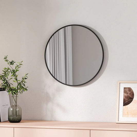 Miroir Rond  – Cadre en Metal
