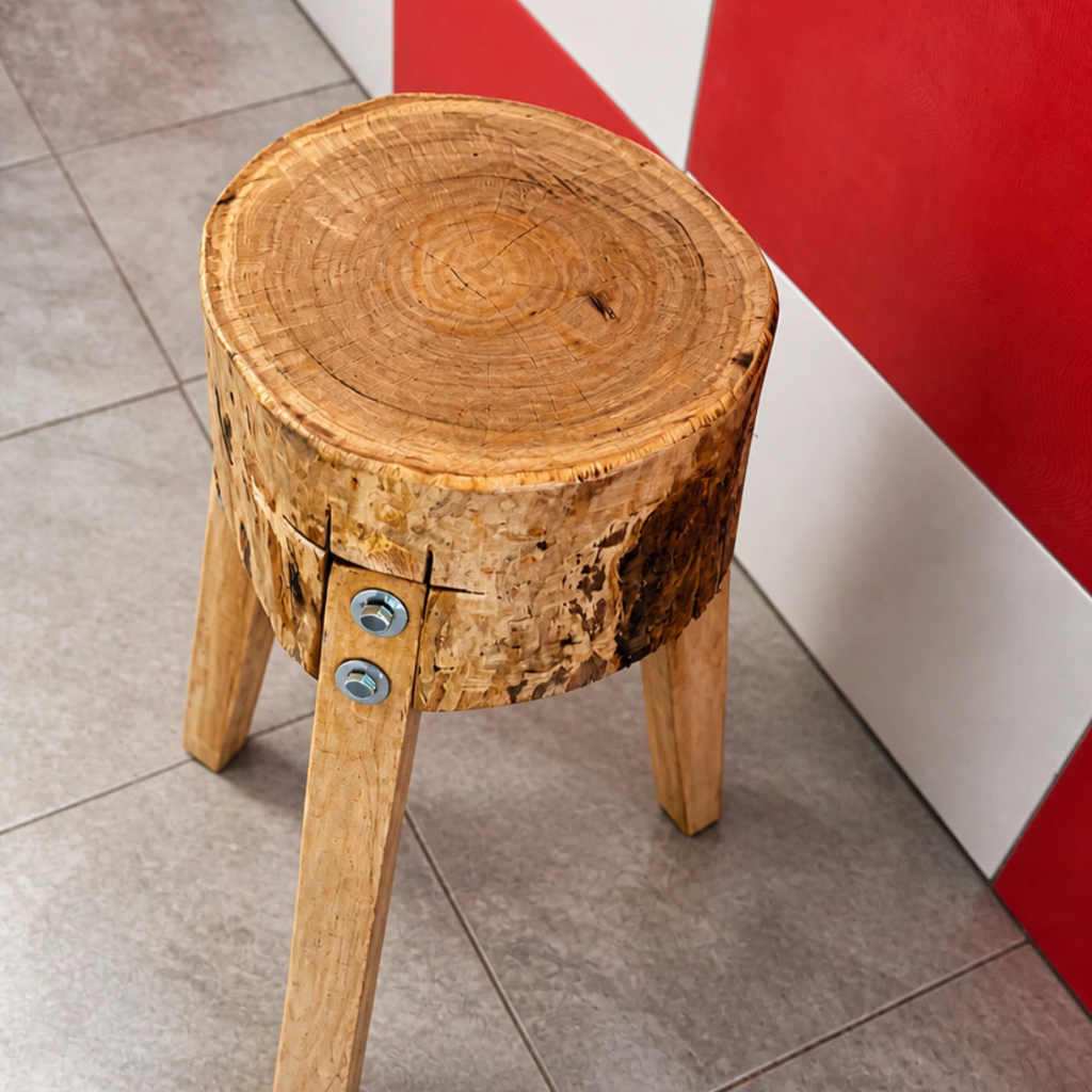 Table de Boucherie en Bois Massif