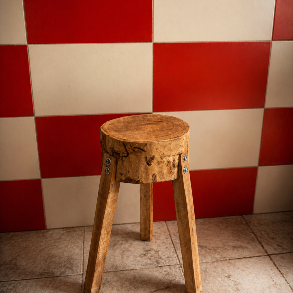 Table de Boucherie en Bois Massif